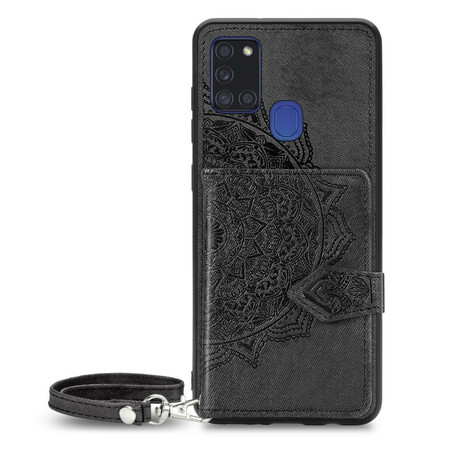 Funda multifuncional con estampado de mandala para el Samsung Galaxy A21s