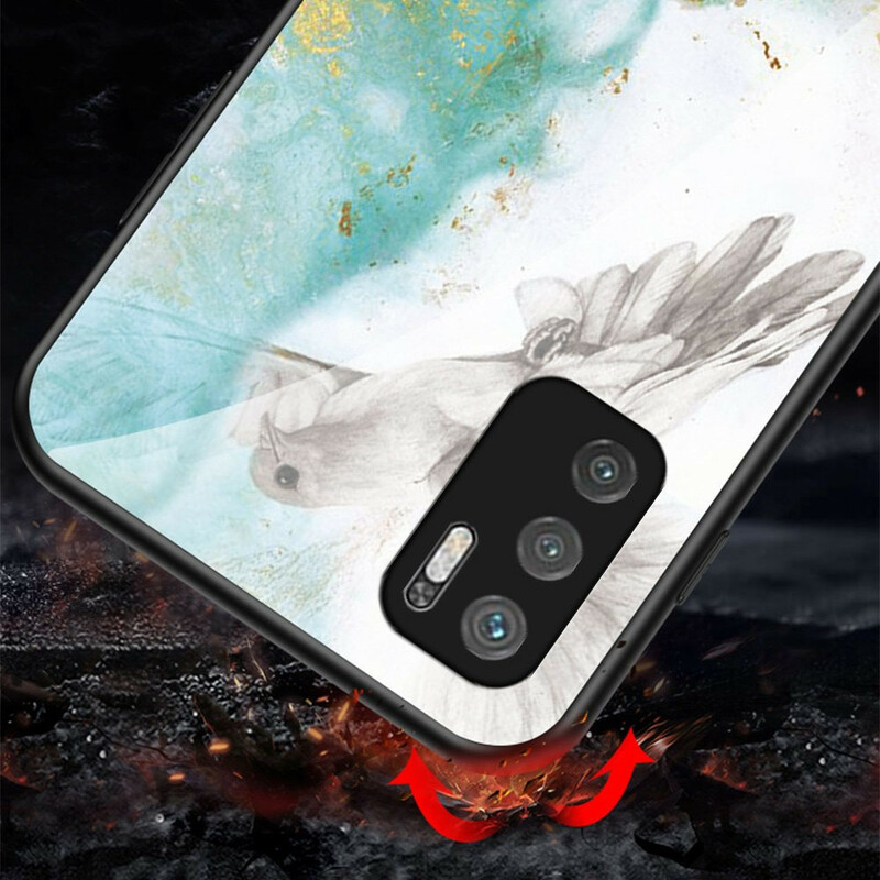 Xiaomi Redmi Note 10 5G / Poco M3 Pro 5G Funda Marble Colors Tempered Glass