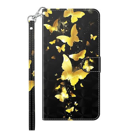 Xiaomi Redmi Note 10 5G / Poco M3 Pro 5G Funda Yellow Butterflies