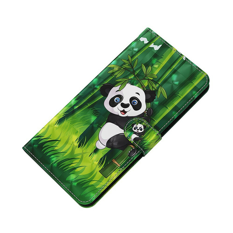 Funda Xiaomi Redmi Note 10 5G / Poco M3 Pro 5G Panda y Bamboo