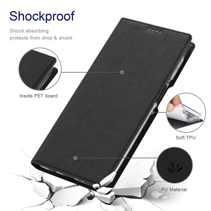 Flip Cover Xiaomi Redmi Note 10 5G / Poco M3 Pro 5G Textura VILI DMX