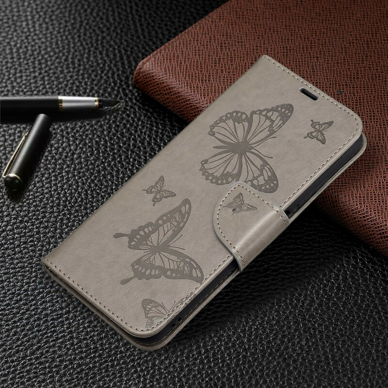 Xiaomi Redmi Note 10 5G / Poco M3 Pro 5G Funda con colgante impresa de mariposa