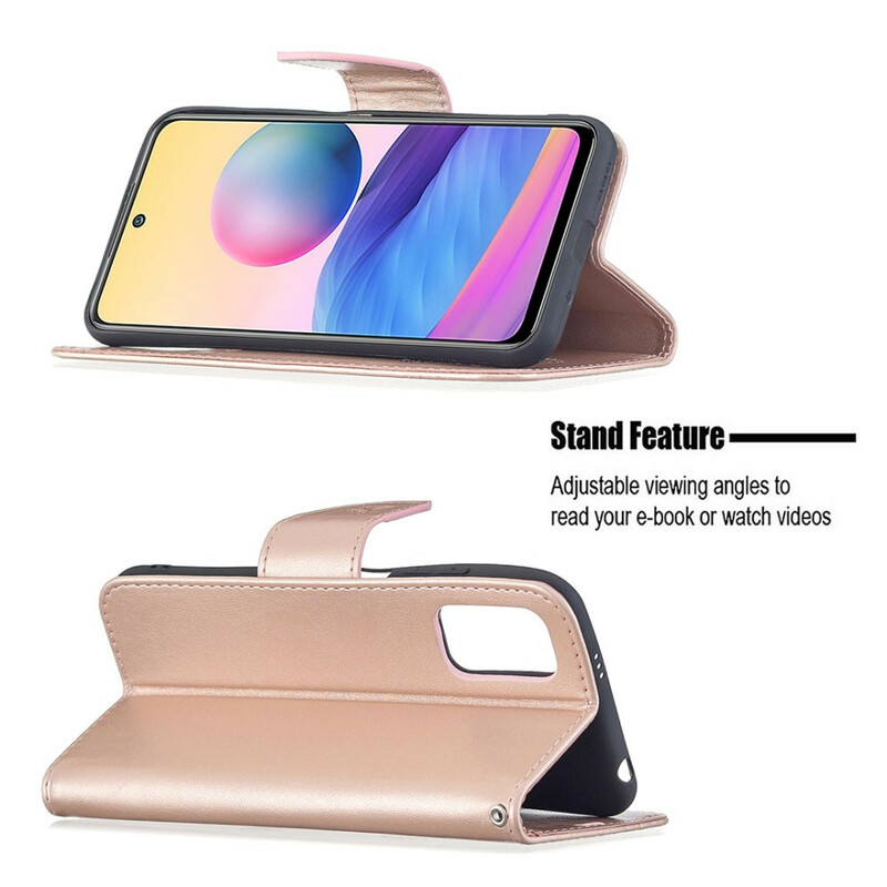 Xiaomi Redmi Note 10 5G / Poco M3 Pro 5G Funda con colgante impresa de mariposa
