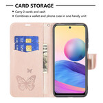 Xiaomi Redmi Note 10 5G / Poco M3 Pro 5G Funda con colgante impresa de mariposa