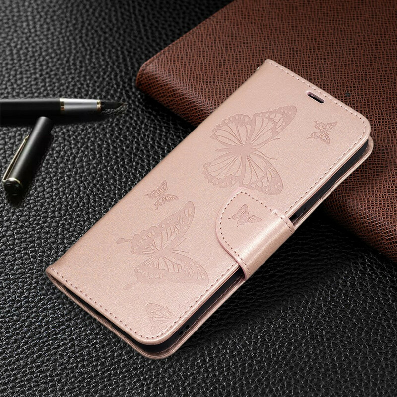 Xiaomi Redmi Note 10 5G / Poco M3 Pro 5G Funda con colgante impresa de mariposa