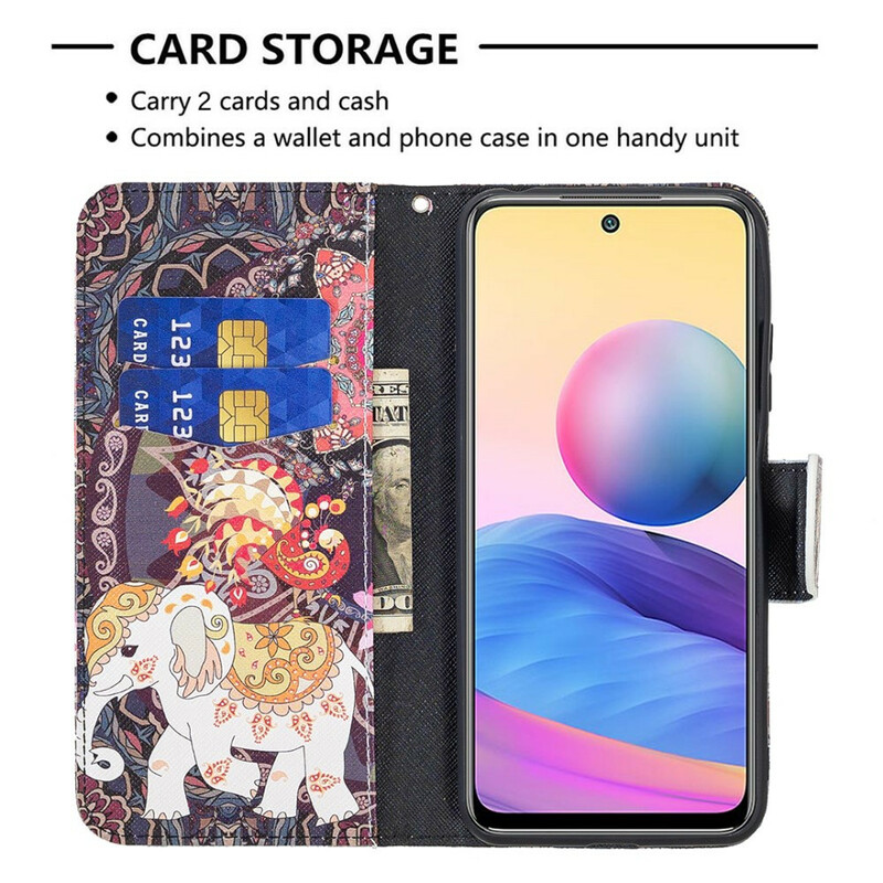 Xiaomi Redmi Note 10 5G / Poco M3 Pro 5G Funda Indian Elephant Xiaomi Redmi Note 10 5G / Poco M3 Pro 5G Funda Indian Elephant