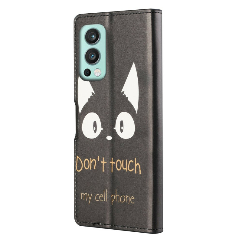 Funda OnePlus Nord 2 5G Don't Touch My Cell Phone