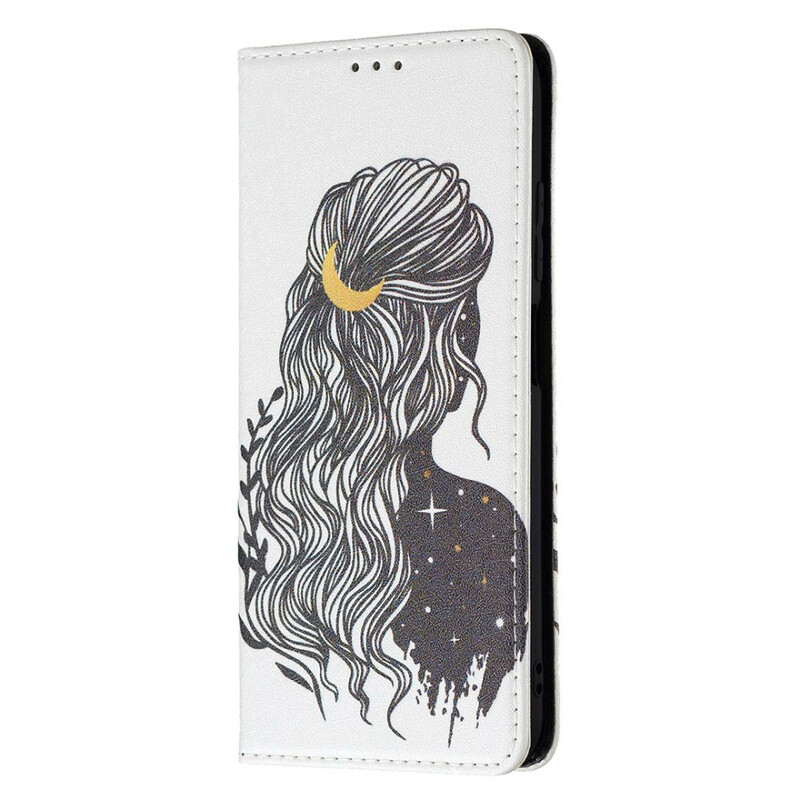 Flip Cover Xiaomi Redmi Note 10 5G / Poco M3 Pro 5G Pretty Hair