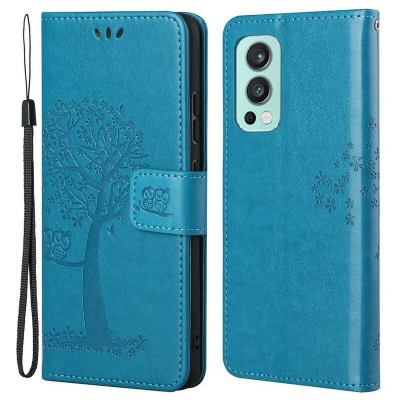 Funda con colgante de árbol y búho para OnePlus Nord 2 5G