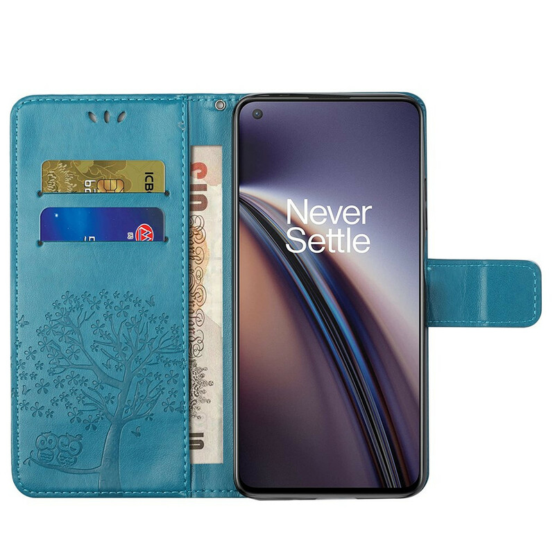 Funda con colgante de árbol y búho para OnePlus Nord 2 5G