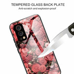 OnePlus Nord 2 5G Hard Cover Cristal Rosa Flores