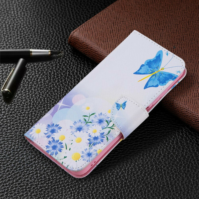 Xiaomi Redmi Note 10 5G / Poco M3 Pro 5G Funda Mariposas y Flores