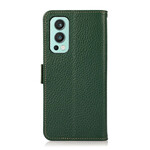 Funda de cuero OnePlus Nord 2 5G Litchi KHAZNEH Funda de cuero OnePlus Nord 2 5G Litchi KHAZNEH
