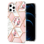 Funda iPhone 12 / 12 Pro Marbled Floral
