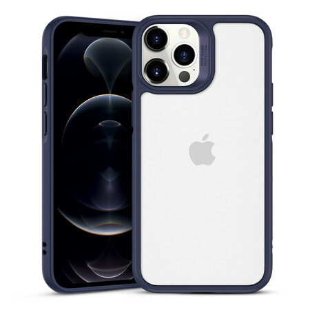 Funda iPhone 12 / 12 Pro Parte trasera de cristal y bordes de silicona