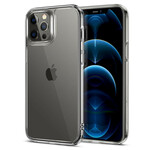 Funda iPhone 12 / 12 Pro Parte trasera de cristal y bordes de silicona