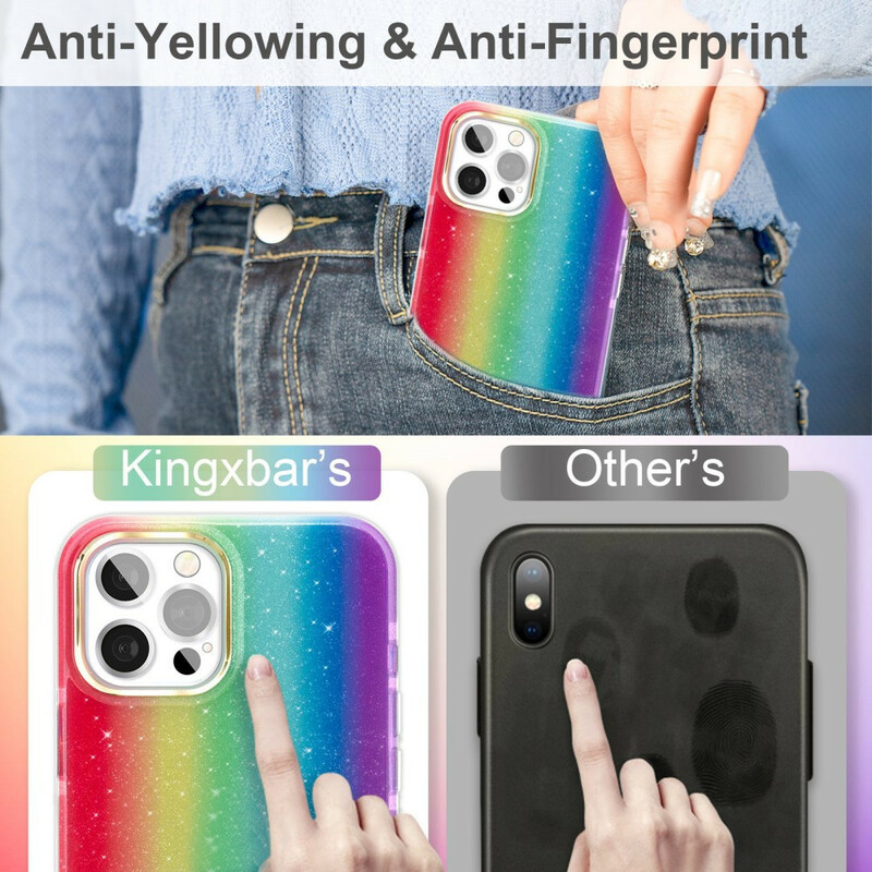 Funda Multicolor iPhone 12 / 12 Pro KINGXBAR