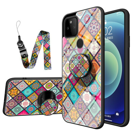 Funda de parches con soporte magnético para el Google Pixel 5A 5G