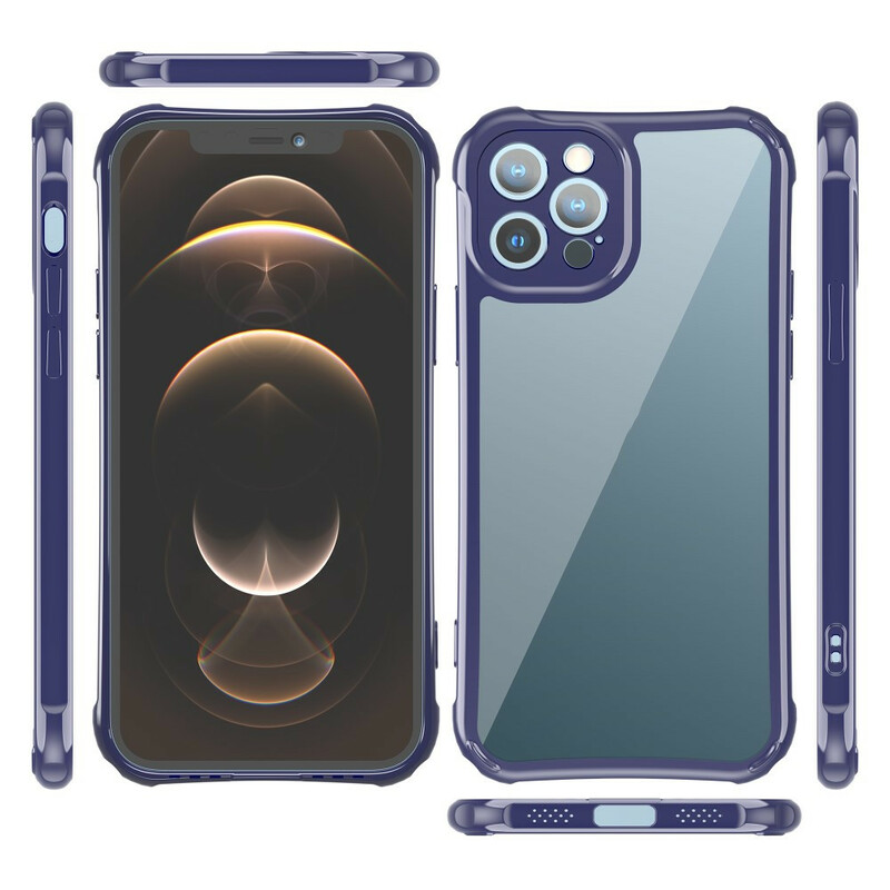 Funda transparente para iPhone 12 / 12 Pro LEEU Cojines de protección