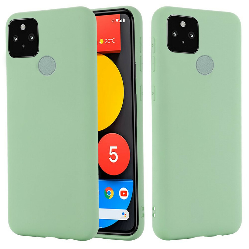 Funda de silicona líquida con colgante para el Google Pixel 5A 5G