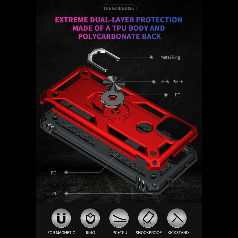 Funda de anillo premium para el Google Pixel 5A 5G