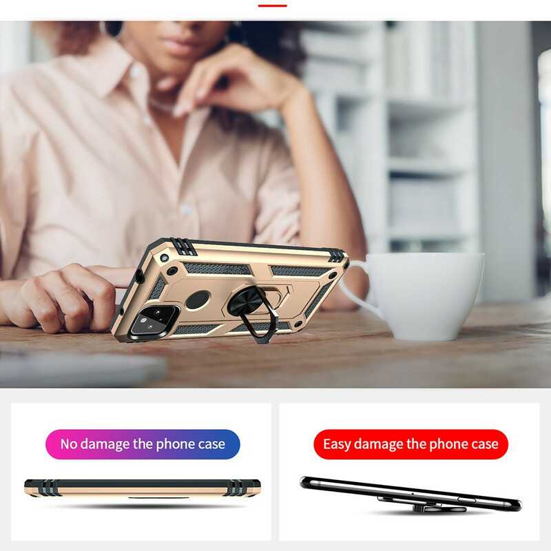 Funda de anillo premium para el Google Pixel 5A 5G