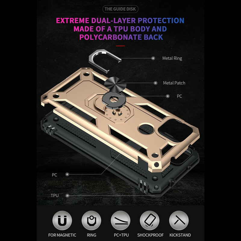 Funda de anillo premium para el Google Pixel 5A 5G