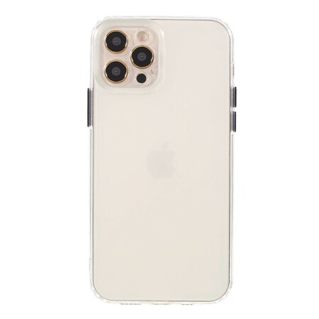 Funda transparente para el iPhone 12 Pro Botones de colores