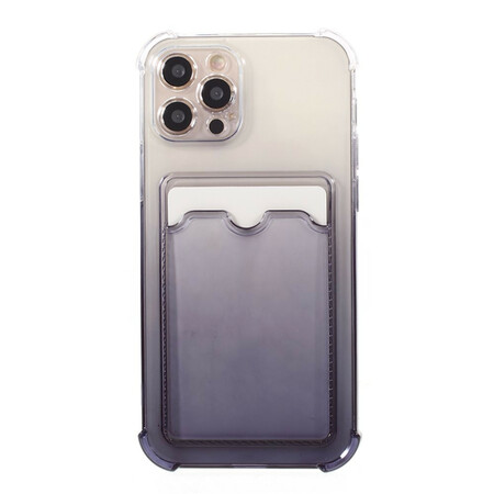 Funda de tarjeta transparente degradada para el iPhone 12 Pro