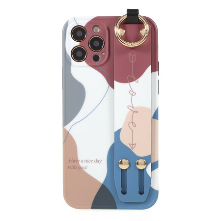 Funda para el iPhone 12 Pro con soporte para la colgante Multicolor