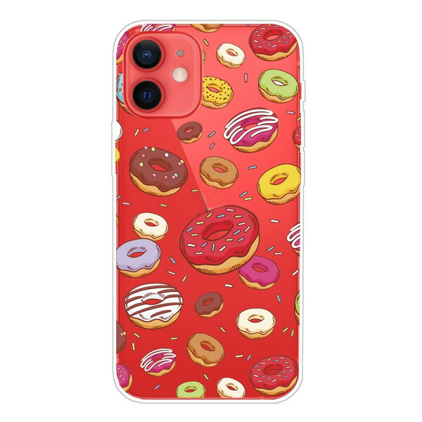 Funda para iPhone 13 Mini Love Donuts