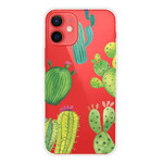 Funda iPhone 13 Mini Cactus Acuarela