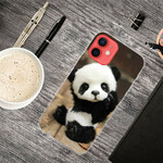 Funda flexible de panda para el iPhone 13 Mini