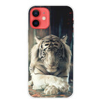 Funda flexible de tigre para el iPhone 13 Mini