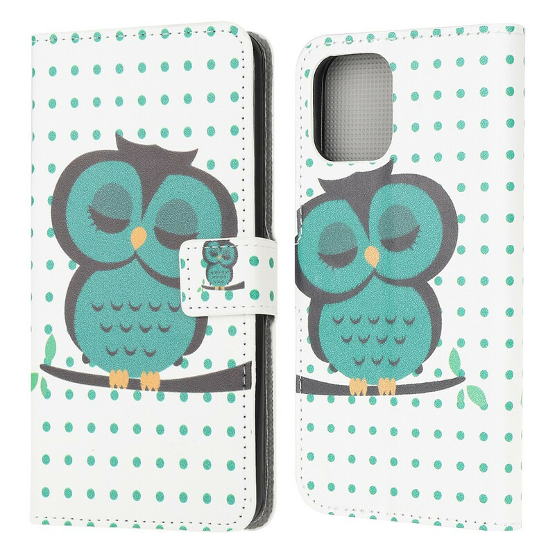 Funda para iPhone 13 Mini Sleeping Owl