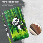 Funda para iPhone 13 Mini Panda y Bamboo