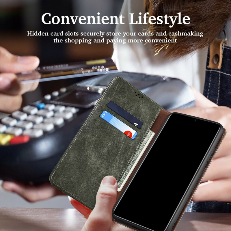 Flip Cover iPhone 13 Mini Leatherette Flip Cover iPhone 13 Mini Leatherette