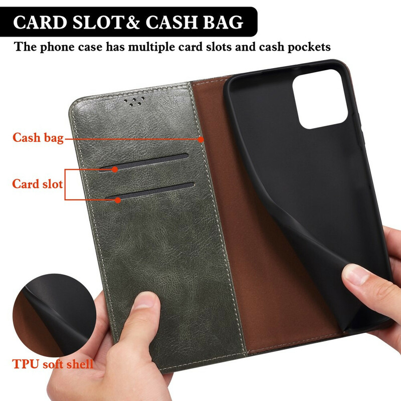 Flip Cover iPhone 13 Mini Leatherette Flip Cover iPhone 13 Mini Leatherette