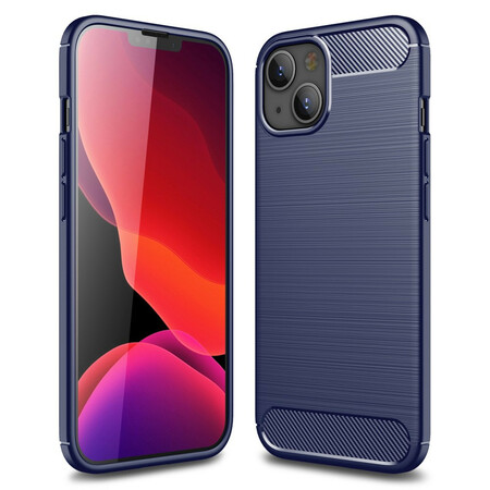 Funda de fibra de carbono cepillada para el iPhone 13 Mini