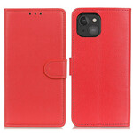 Funda para iPhone 13 Mini Leatherette Litchi Traditional