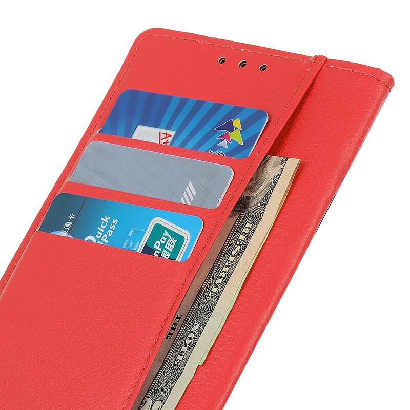 Funda para iPhone 13 Mini Leatherette Litchi Traditional