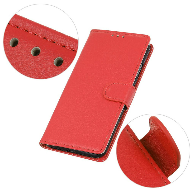 Funda para iPhone 13 Mini Leatherette Litchi Traditional