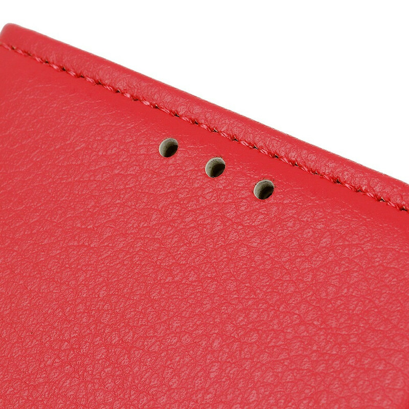 Funda para iPhone 13 Mini Leatherette Litchi Traditional