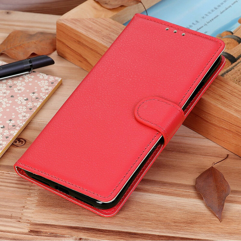 Funda para iPhone 13 Mini Leatherette Litchi Traditional