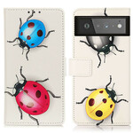 Funda Google Pixel 6 Ladybugs