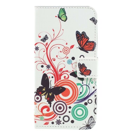 Funda Samsung Galaxy A3 2017 Mariposas y Flores