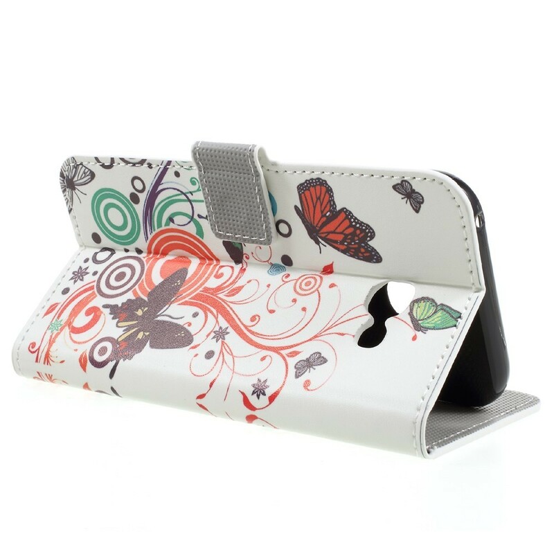 Funda Samsung Galaxy A3 2017 Mariposas y Flores