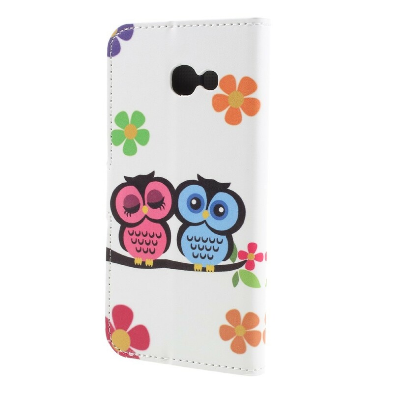 Funda Samsung Galaxy A3 2017 Pareja de Búhos