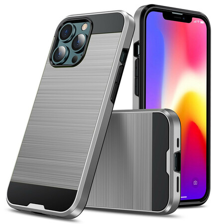 Funda de fibra de carbono cepillada para el iPhone 13 Mini