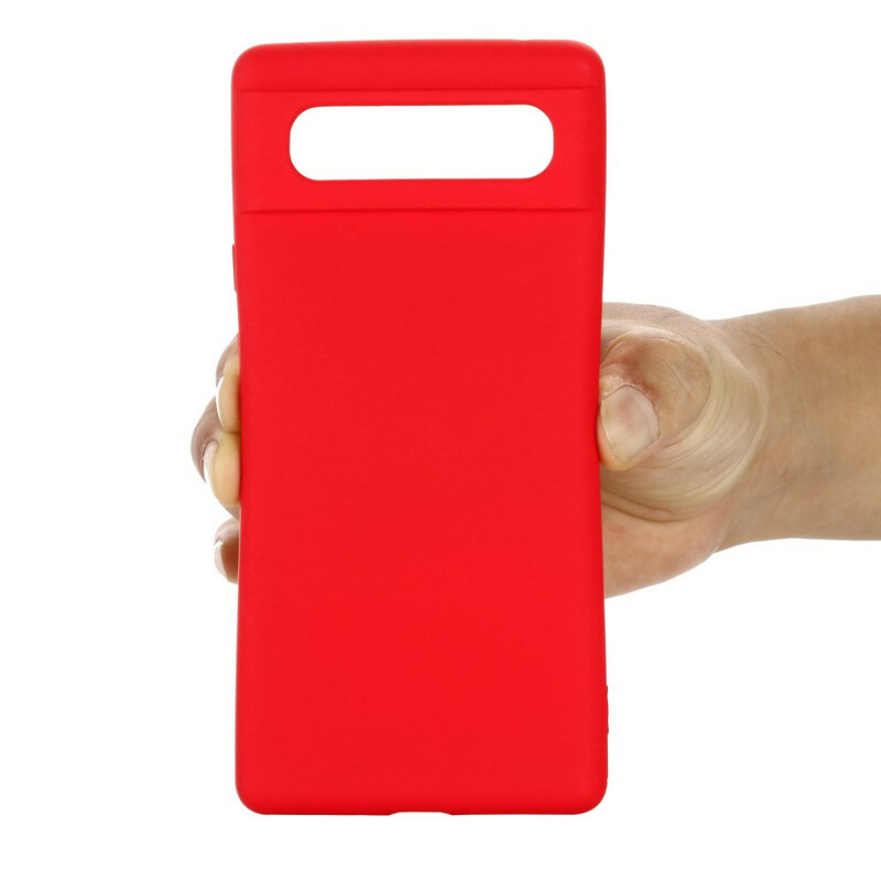 Funda de silicona para el Google Pixel 6 Liquid con colgante